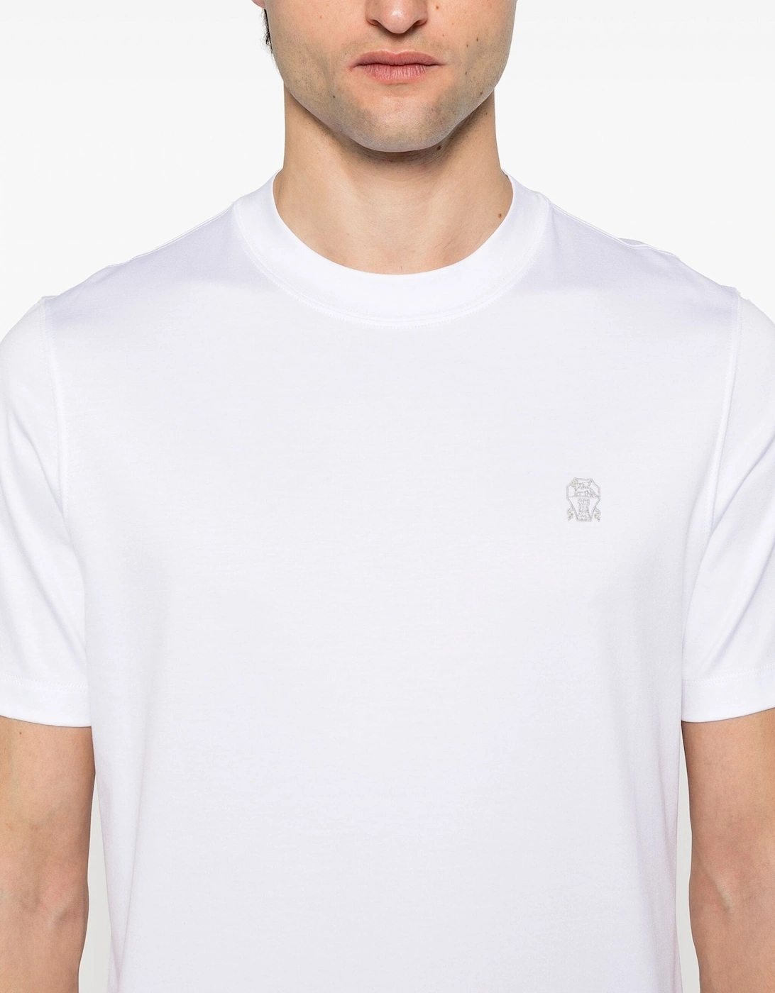 Classic Branded Cotton T-Shirt White