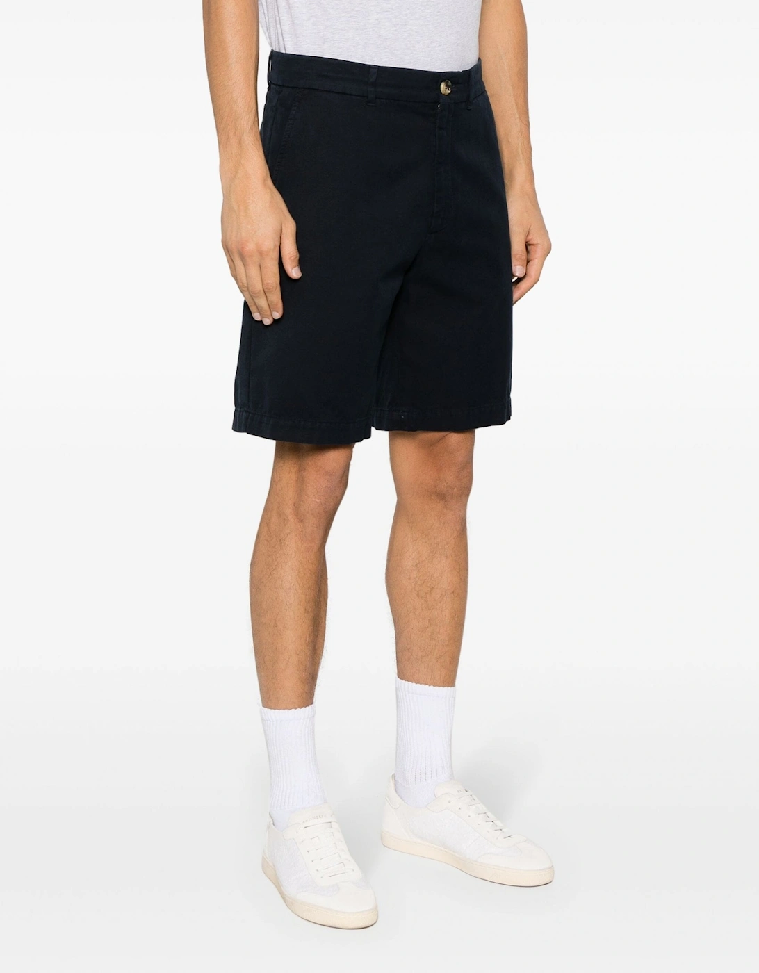 Cotton Dyed Resort Shorts Navy