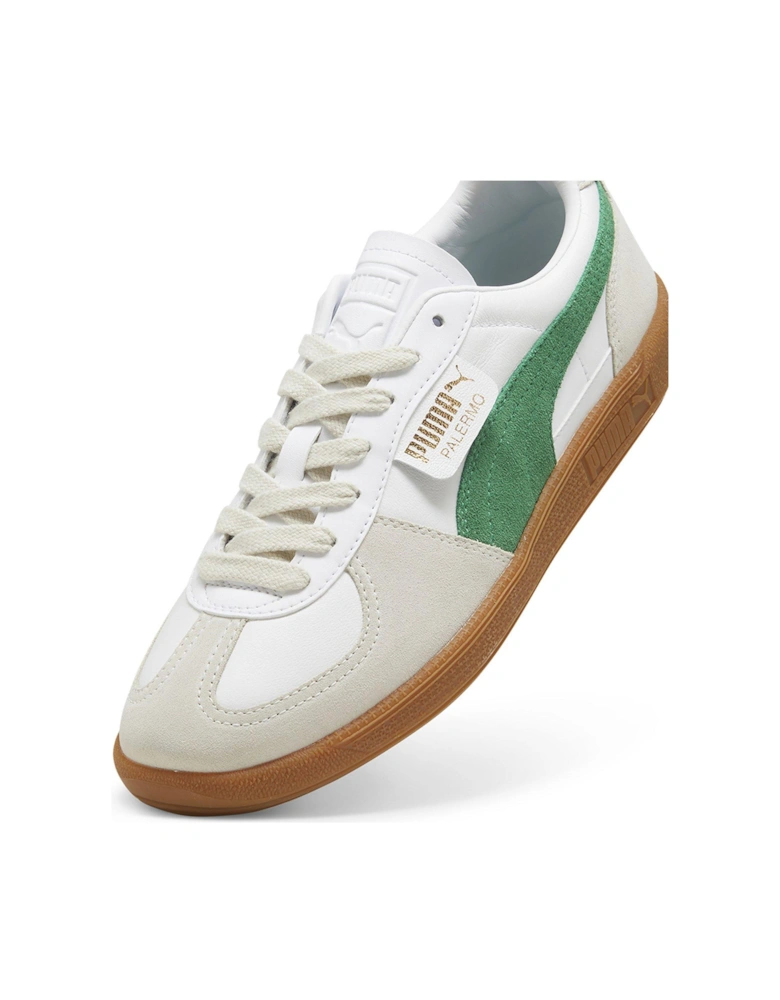 Men's Palermo Trainers - Green/White
