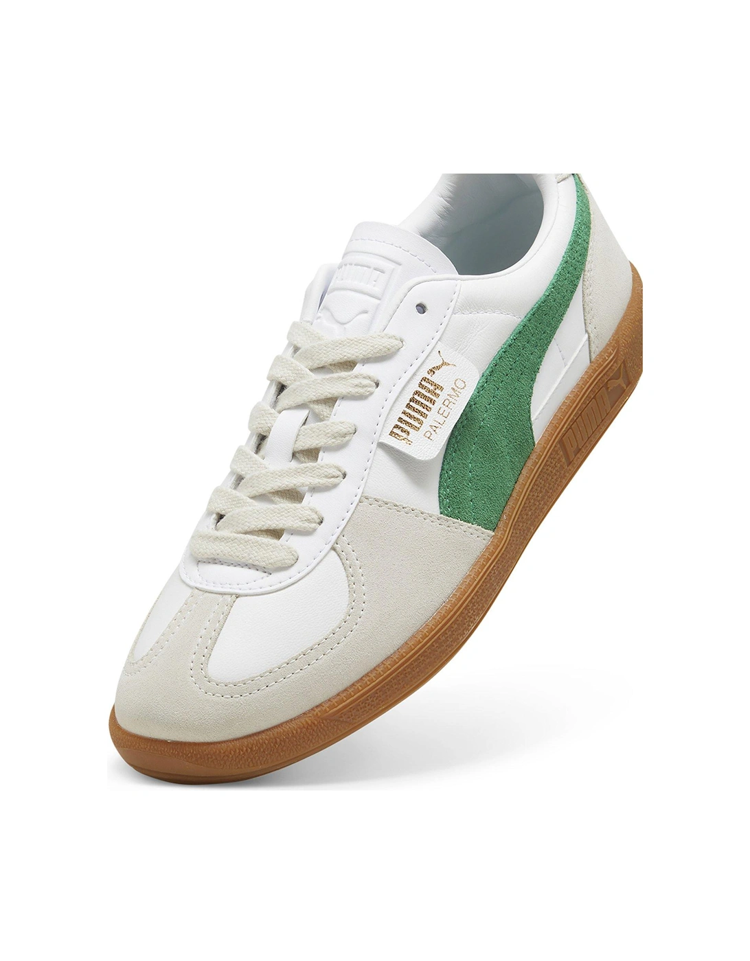 Men's Palermo Trainers - Green/White