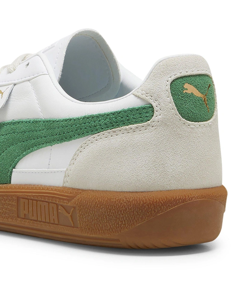 Men's Palermo Trainers - Green/White