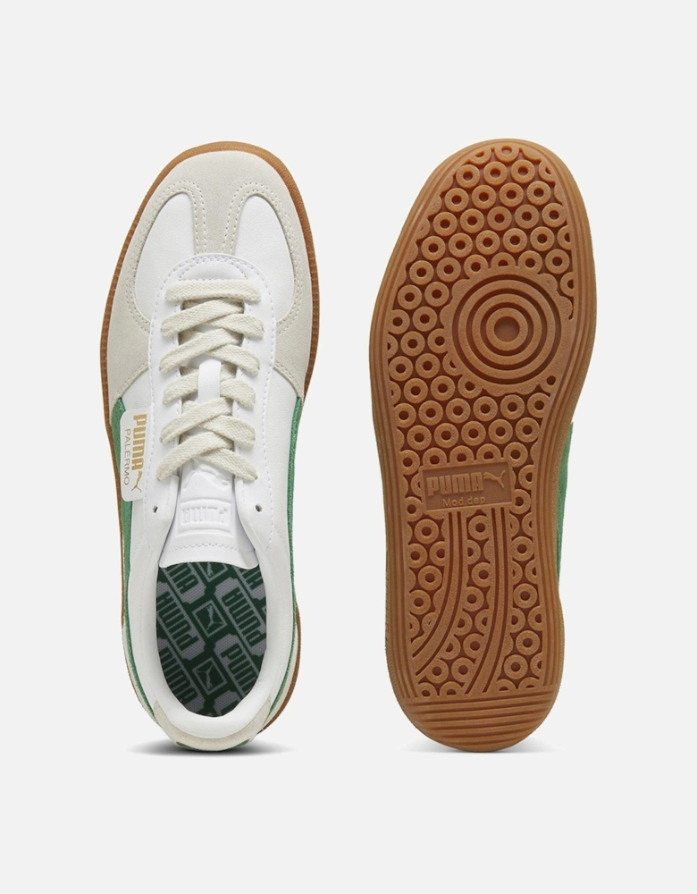 Men's Palermo Trainers - Green/White
