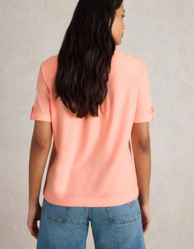 Women's Paige Pocket Shirt Light Pink