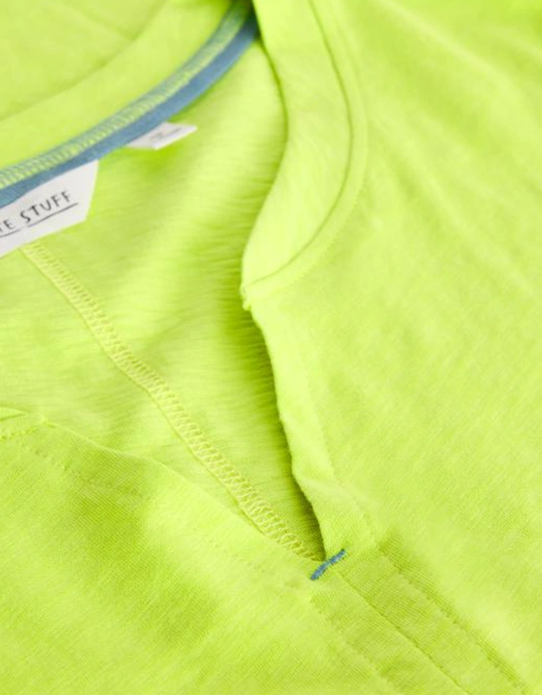 Women's Nelly Notch Neck Tee Bright Yellow