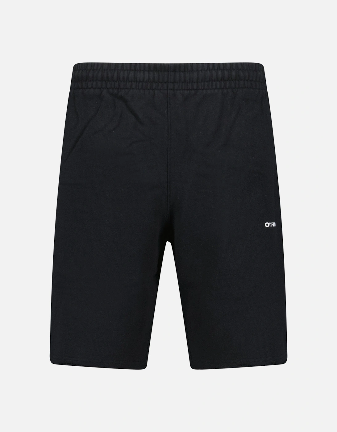 Wave Cotton Sweat Shorts Black