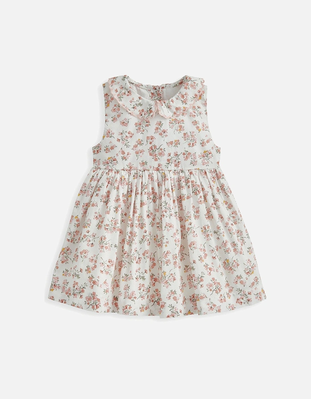 Baby Girls Wildflower Cotton Dress - White, 2 of 1