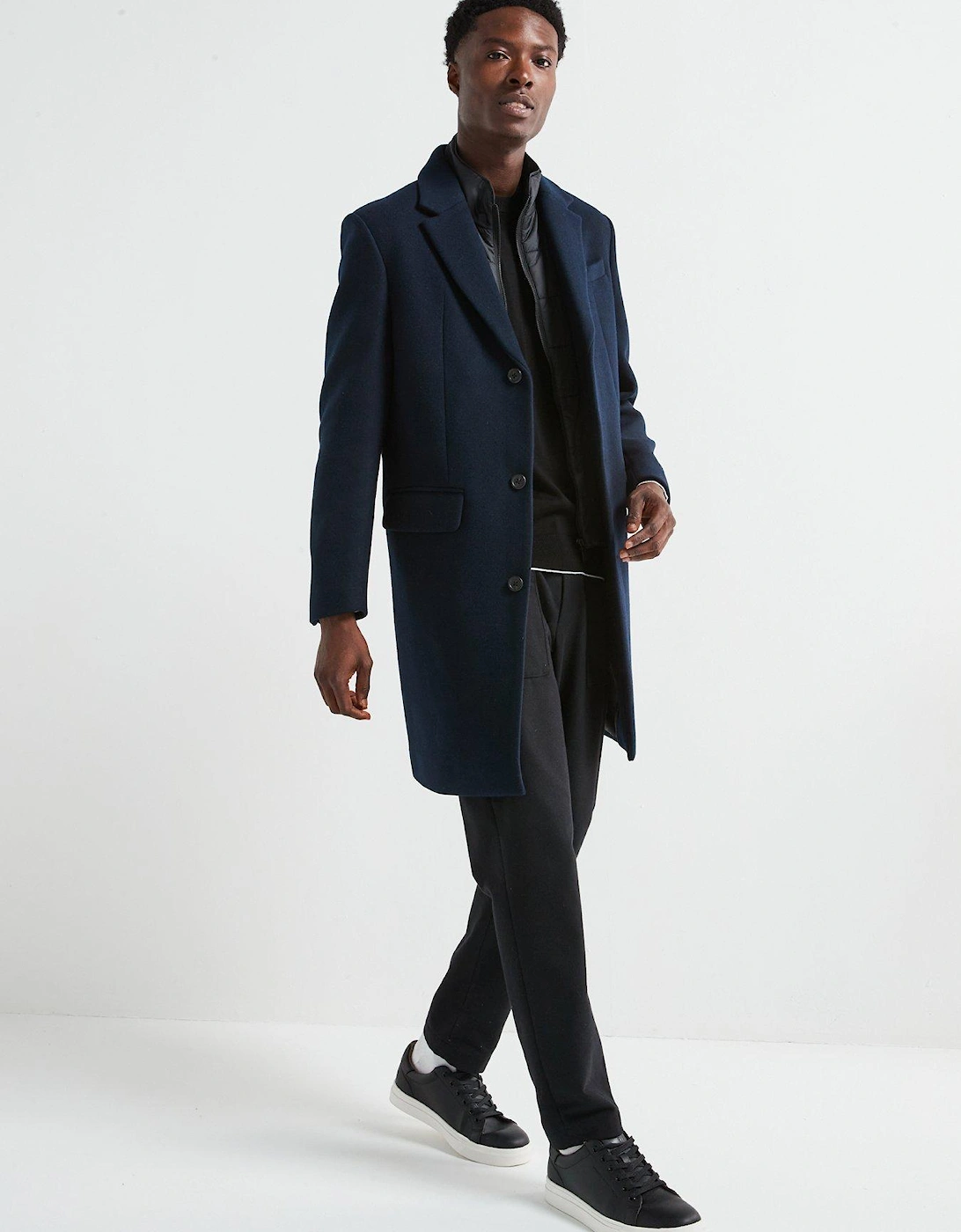 Joseph Overcoat - Navy