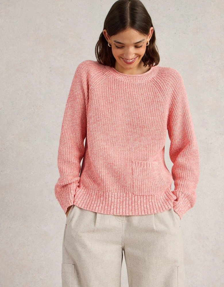 Bailey Cotton Jumper - Pink