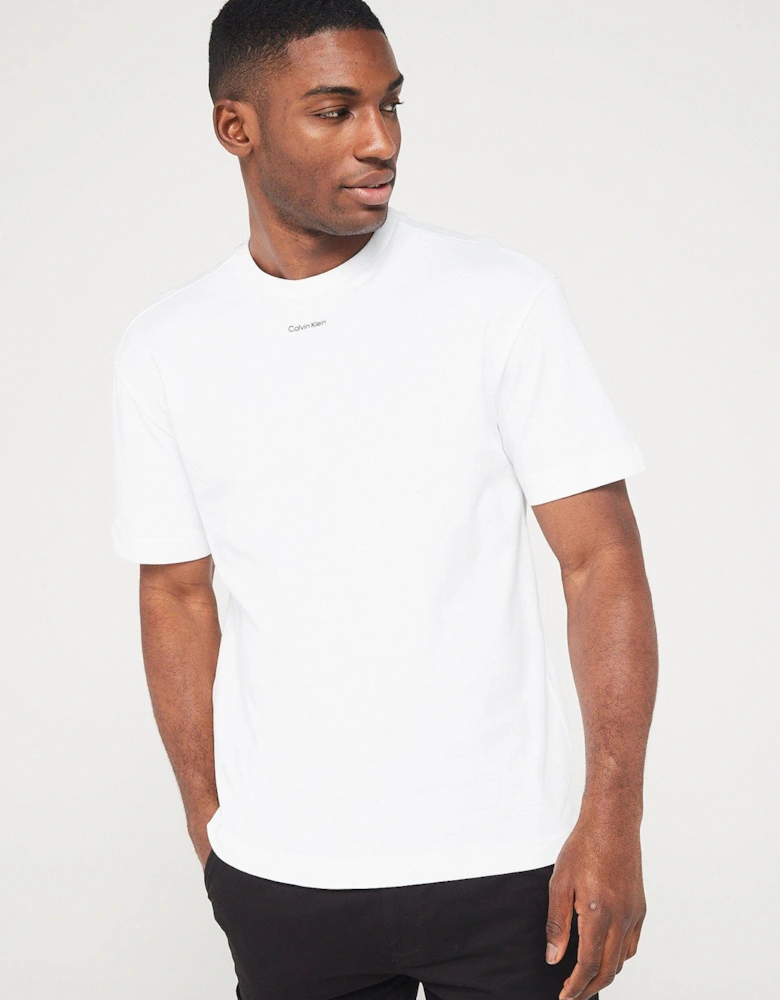 Nano Logo Interlock T-Shirt - White