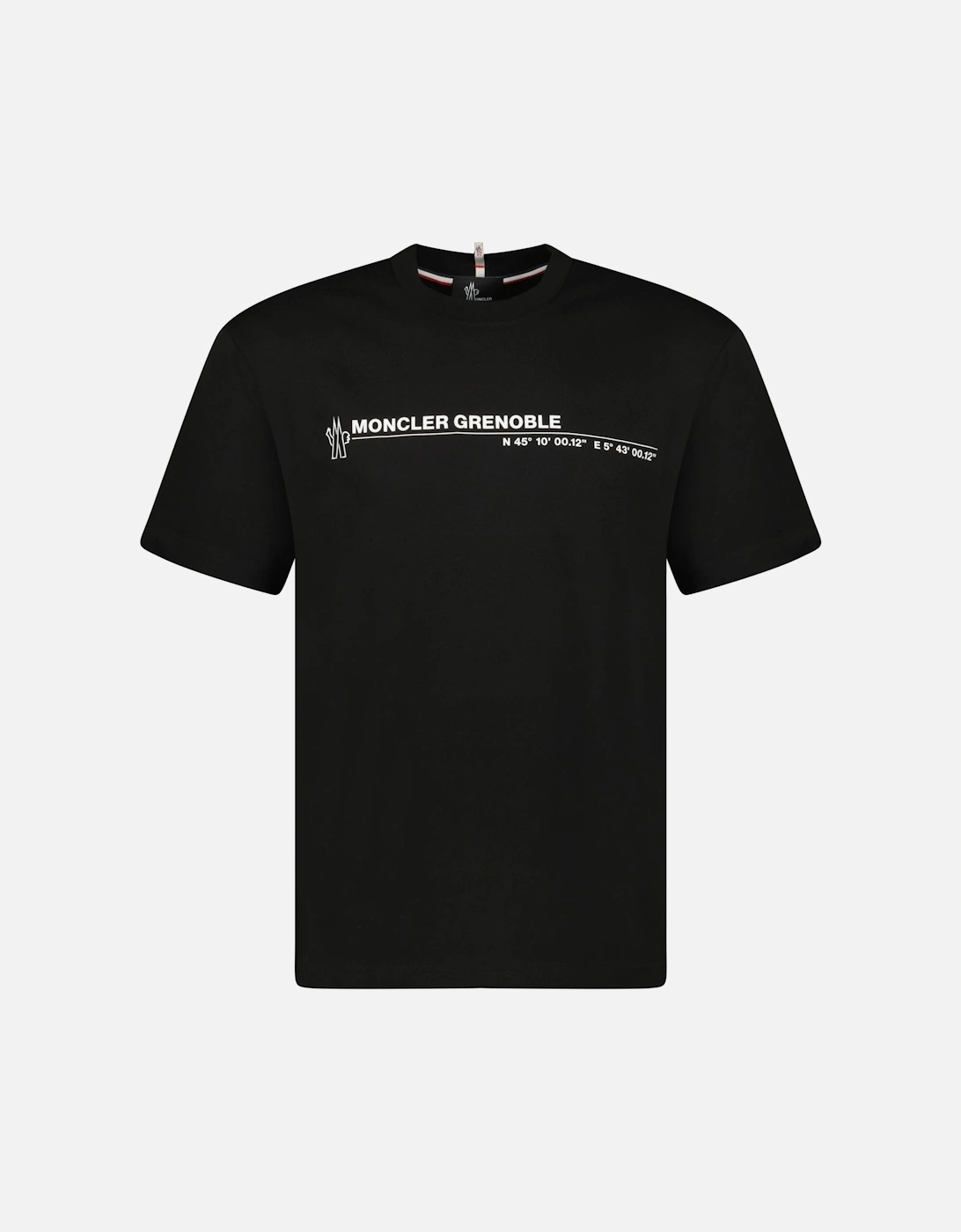 Grenoble Logo Cotton Jersey T-Shirt in Black, 5 of 4