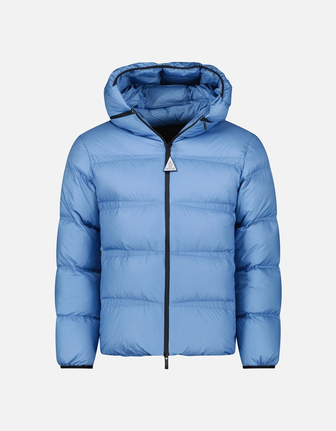 'Masac' Hooded Short Down Jacket Blue, 6 of 5