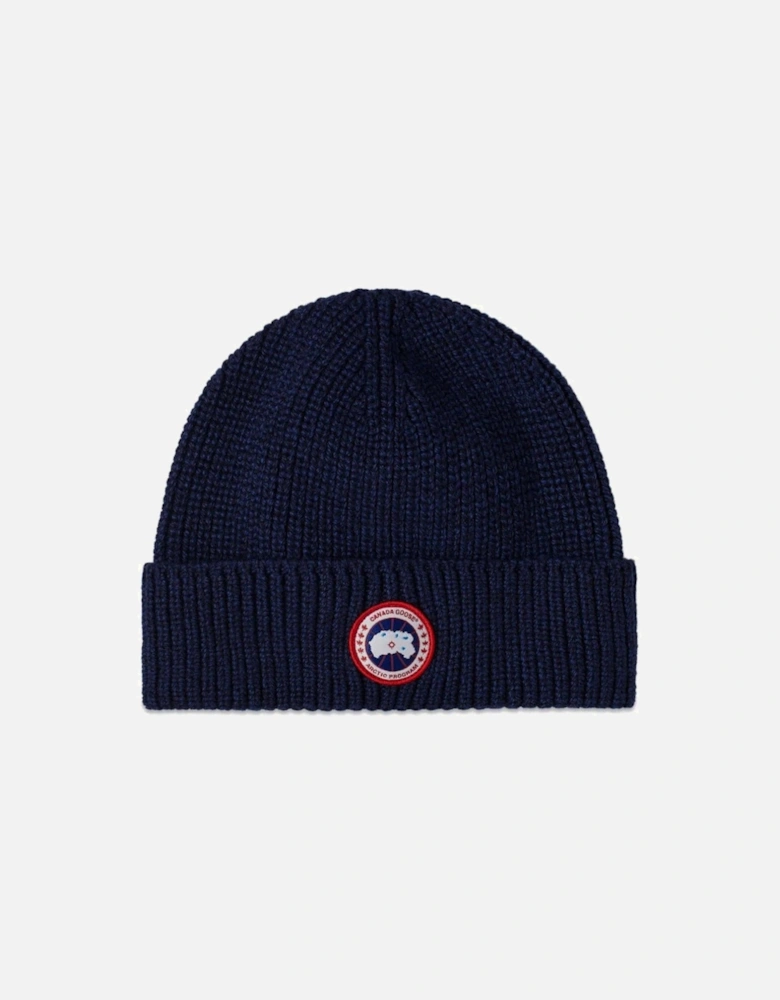 Arctic Rib Toque Beanie in Navy Heather