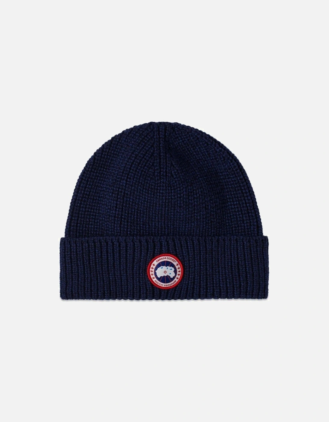 Arctic Rib Toque Beanie in Navy Heather, 2 of 1