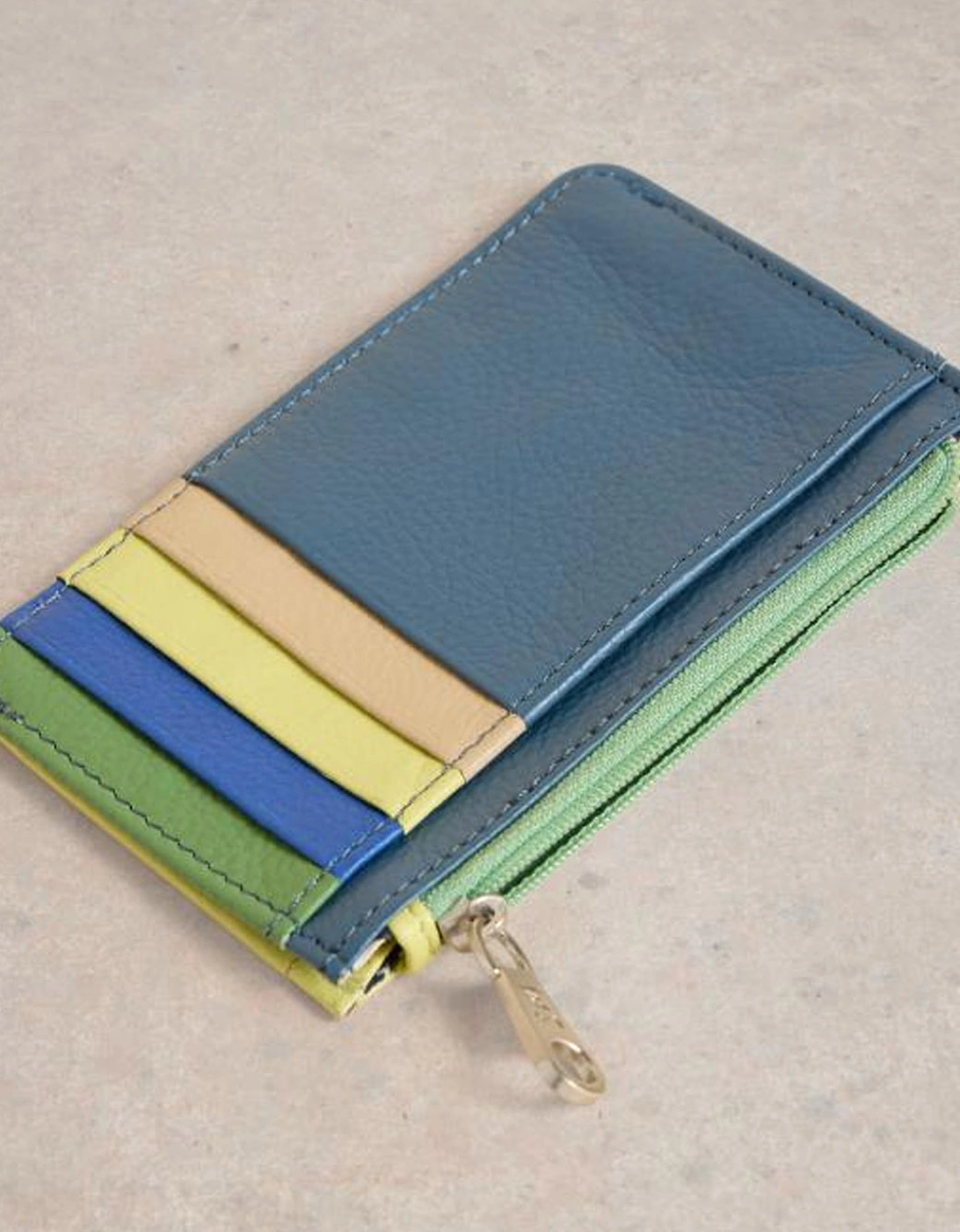 Celia Card Holder Purse Blue Multi