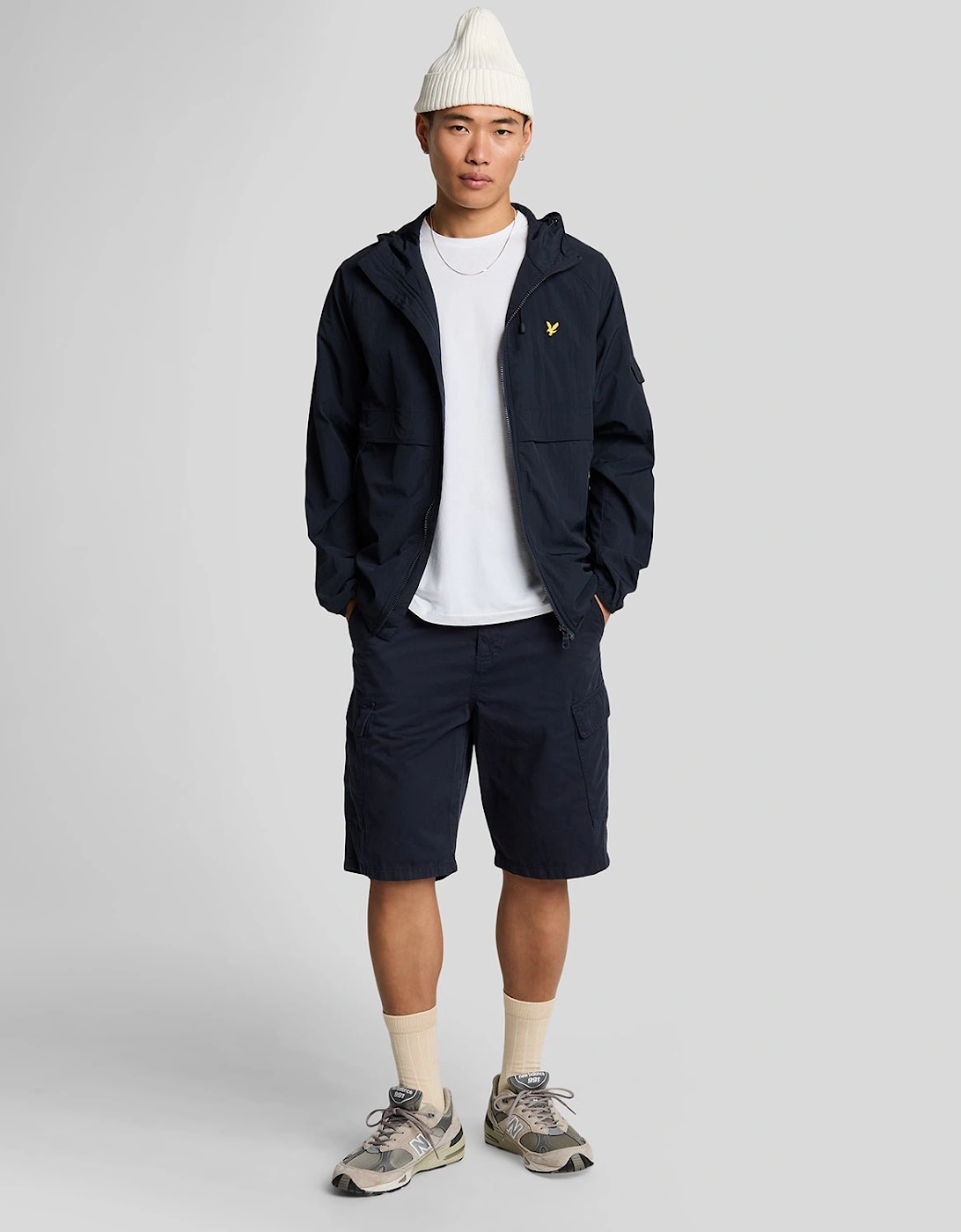 Lyle And Scott Men's Cargo Shorts - Black - Size: 38/32