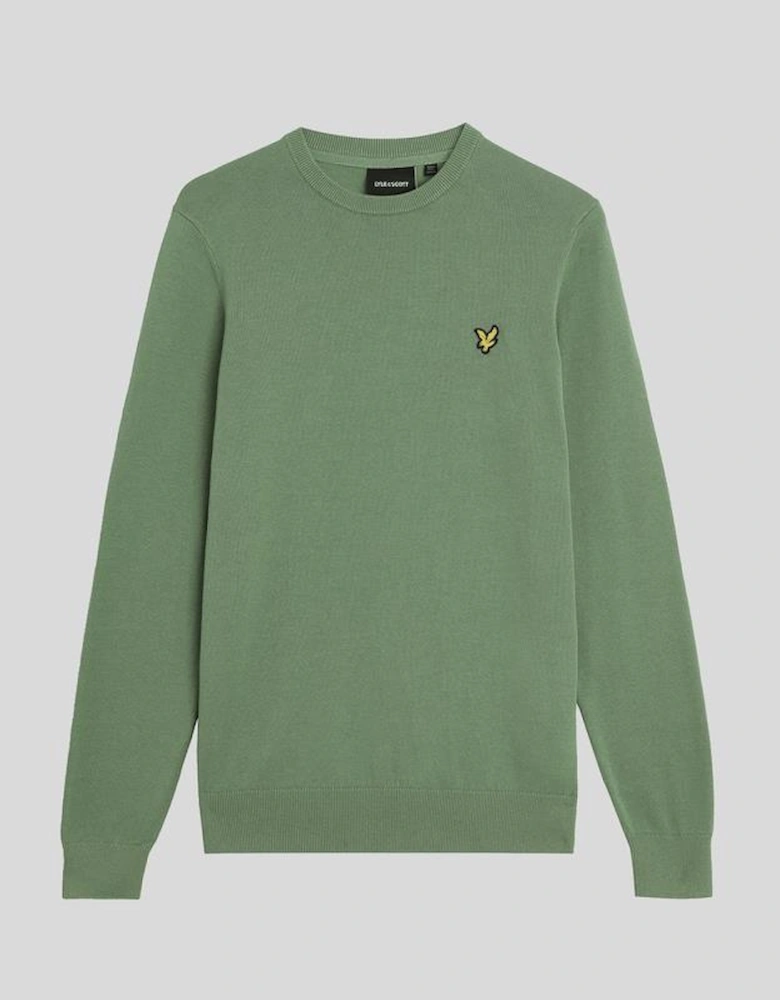 Cotton Crew Neck Jumper