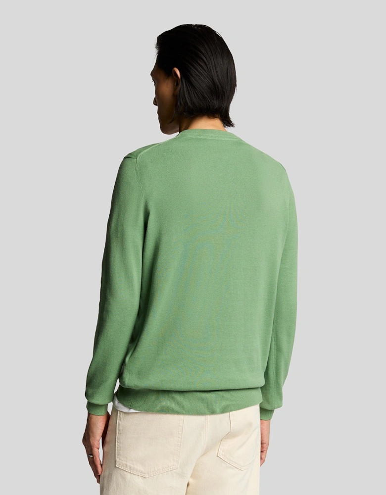 Cotton Crew Neck Jumper