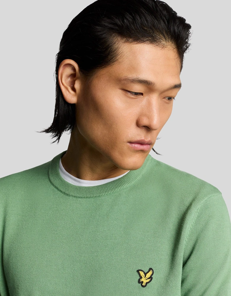 Cotton Crew Neck Jumper