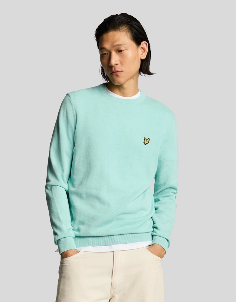 Cotton Crew Neck Jumper