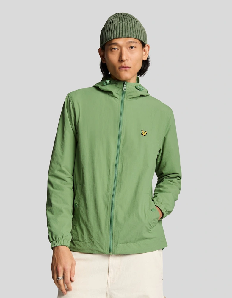 Zip Through Hooded Jacket