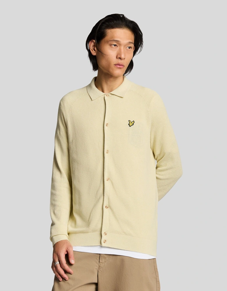 Linen Blend Knitted Shirt