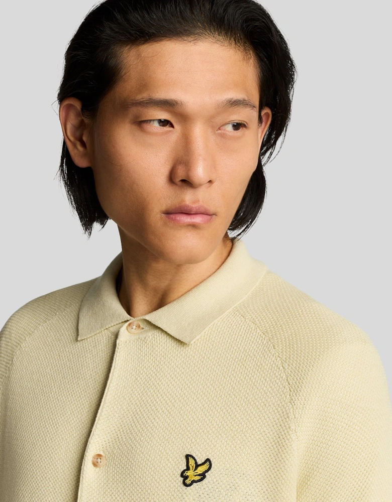 Linen Blend Knitted Shirt