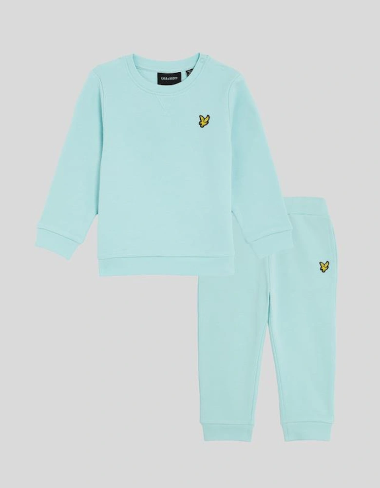 Toddler Crew Neck Sweatshirt & Jogger Set