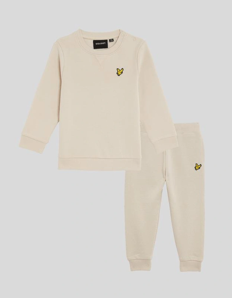 Toddler Crew Neck Sweatshirt & Jogger Set