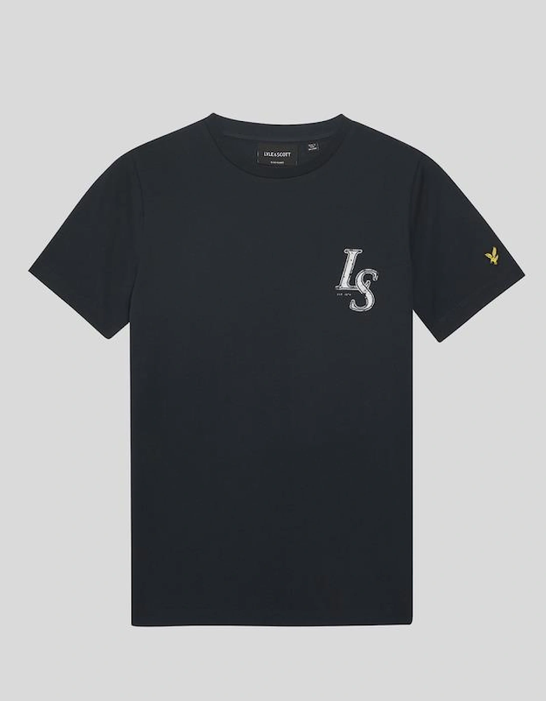 Kids L&S Monogram Print T-Shirt, 4 of 3