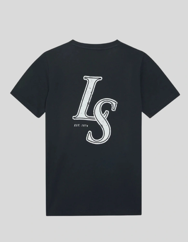 Kids L&S Monogram Print T-Shirt