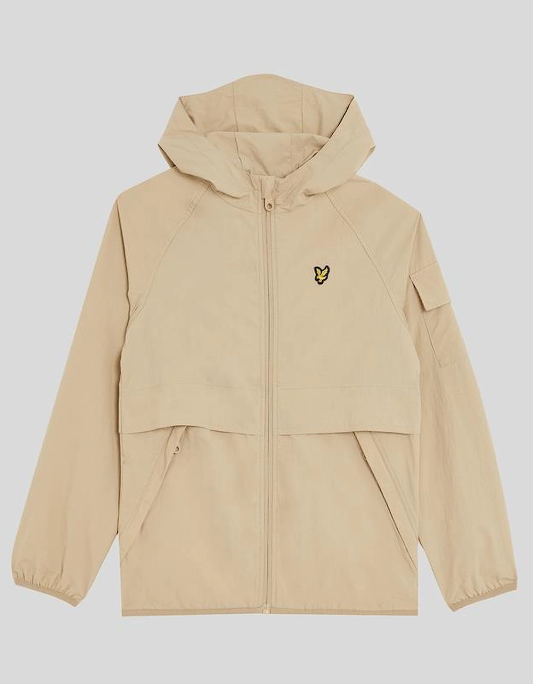 Lyle And Scott Boy's Hooded Windbreaker Jacket - White - Size: 9/10 y