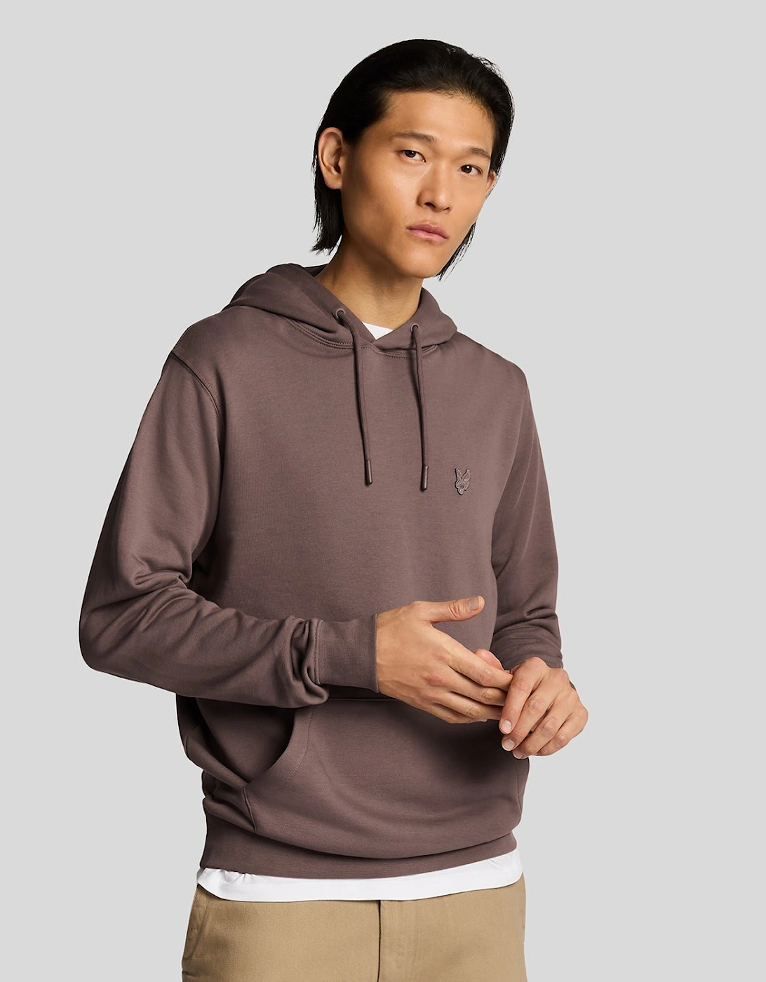 Lyle And Scott Men's Brown Superfine Cotton Loopback Hoodie - : 34 Xs