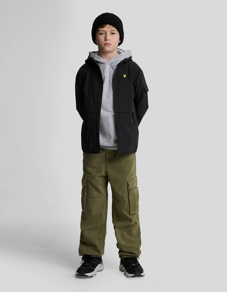 Kids Hooded Windbreaker Jacket