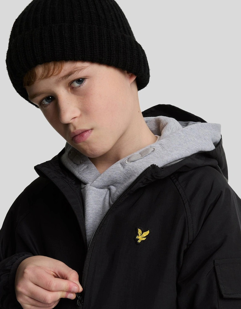 Kids Hooded Windbreaker Jacket