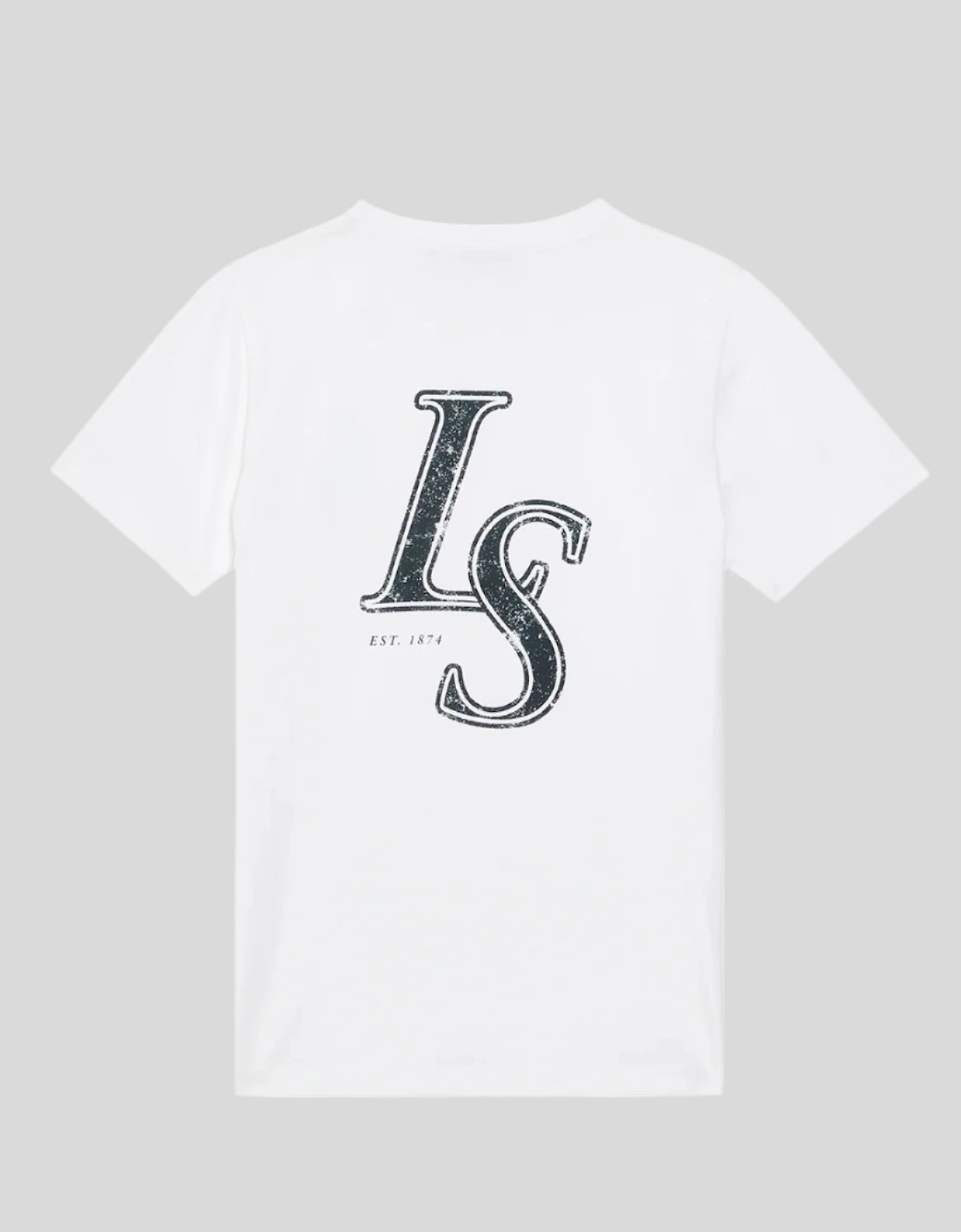 Kids L&S Monogram Print T-Shirt