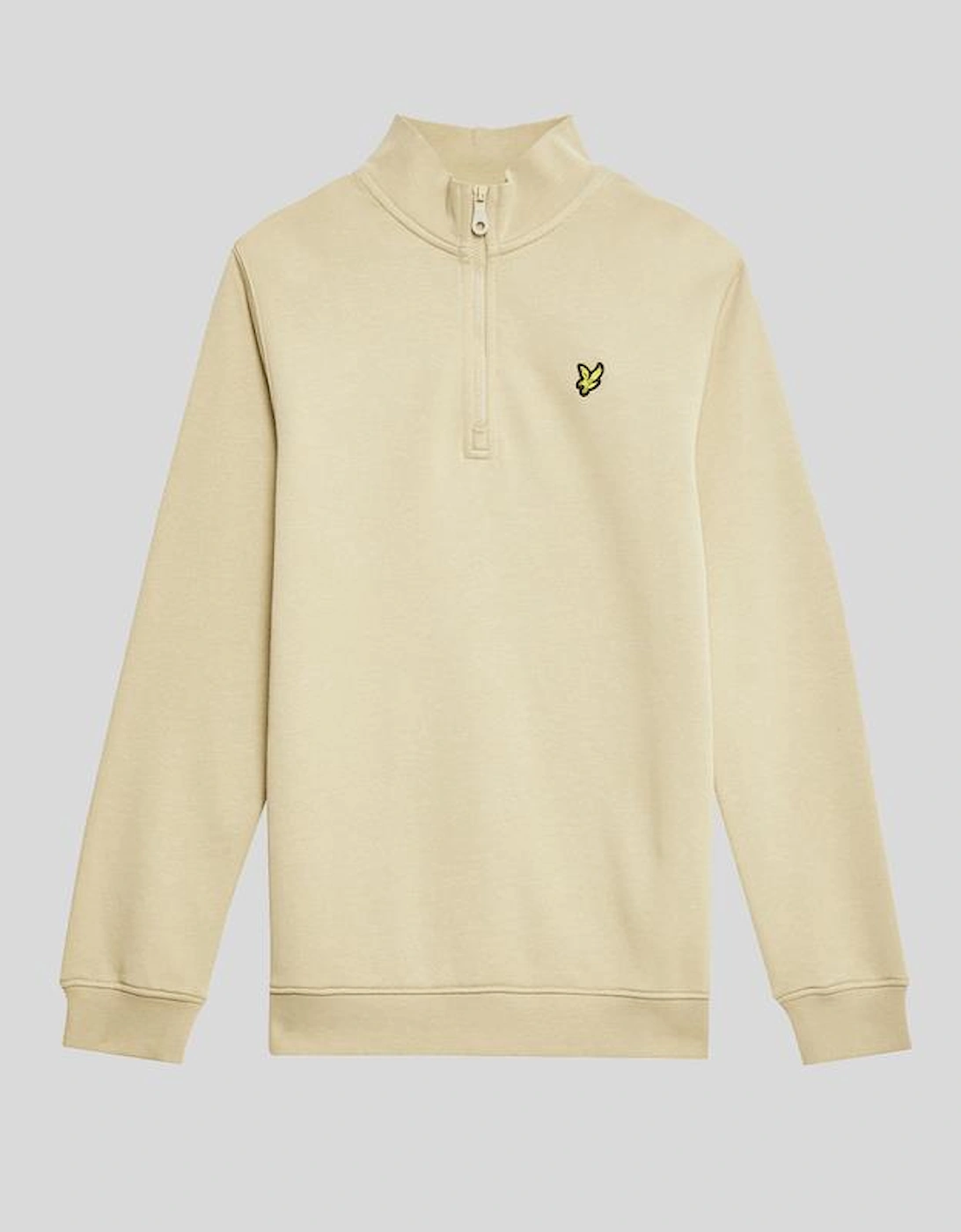 Lyle And Scott Unisex Tan 1/4 Zip Sweatshirt - : Size 12/13 Y Kids
