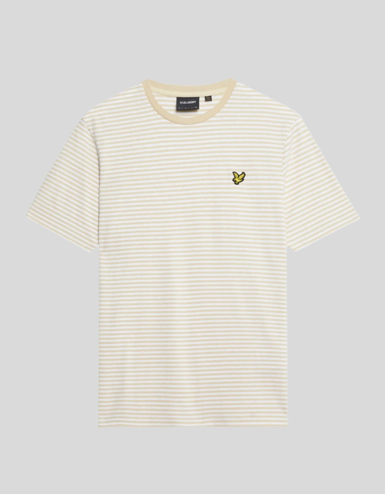 Linen Blend Breton Stripe T-Shirt