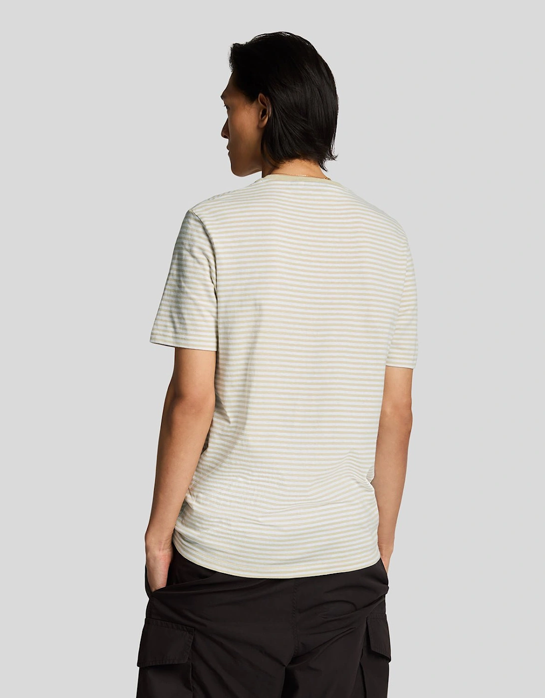 Linen Blend Breton Stripe T-Shirt