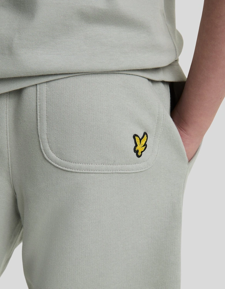 Kids Script Embroidered Sweat Shorts