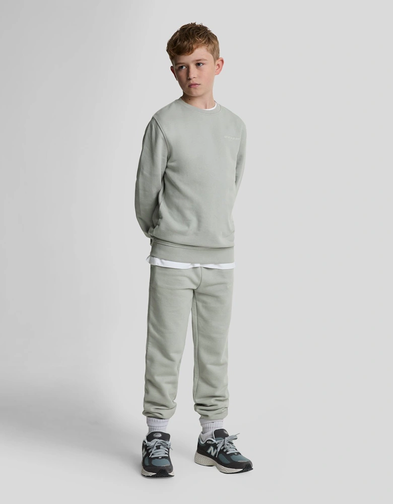 Kids Script Embroidered Joggers