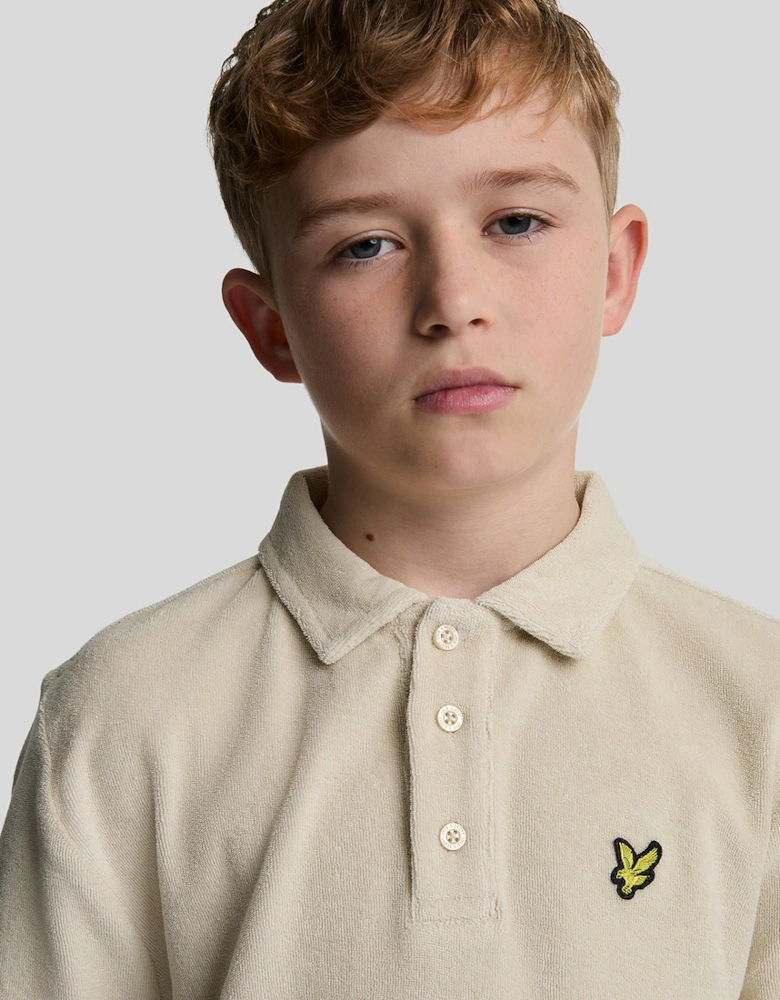 Kids Towelling Polo Shirt