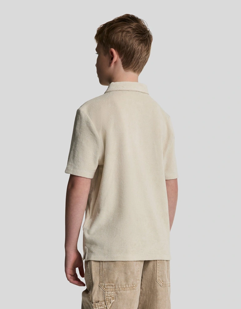 Kids Towelling Polo Shirt