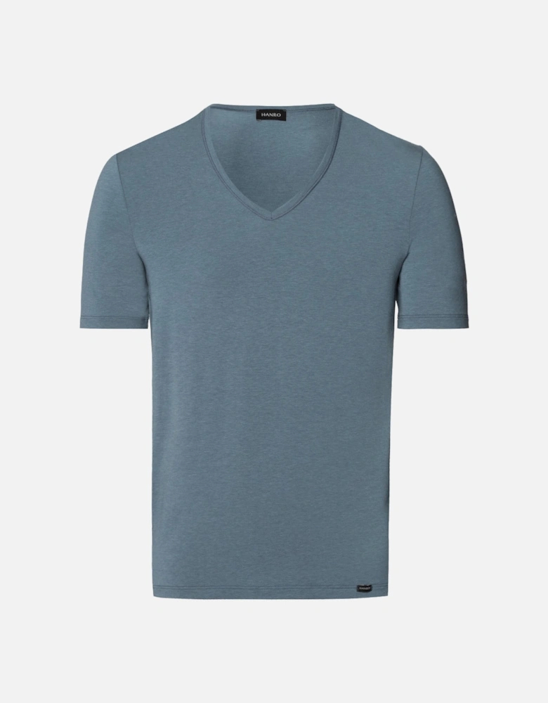 Natural Function V-Neck T-Shirt, Black Clay