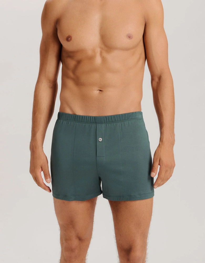 Cotton Sporty Boxer Shorts, Herbal Tea