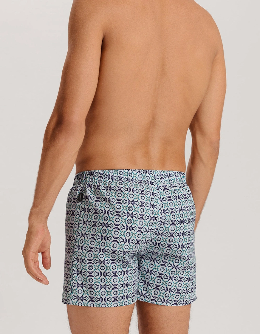 Fancy Woven Boxer Shorts, Tinted Mosaic