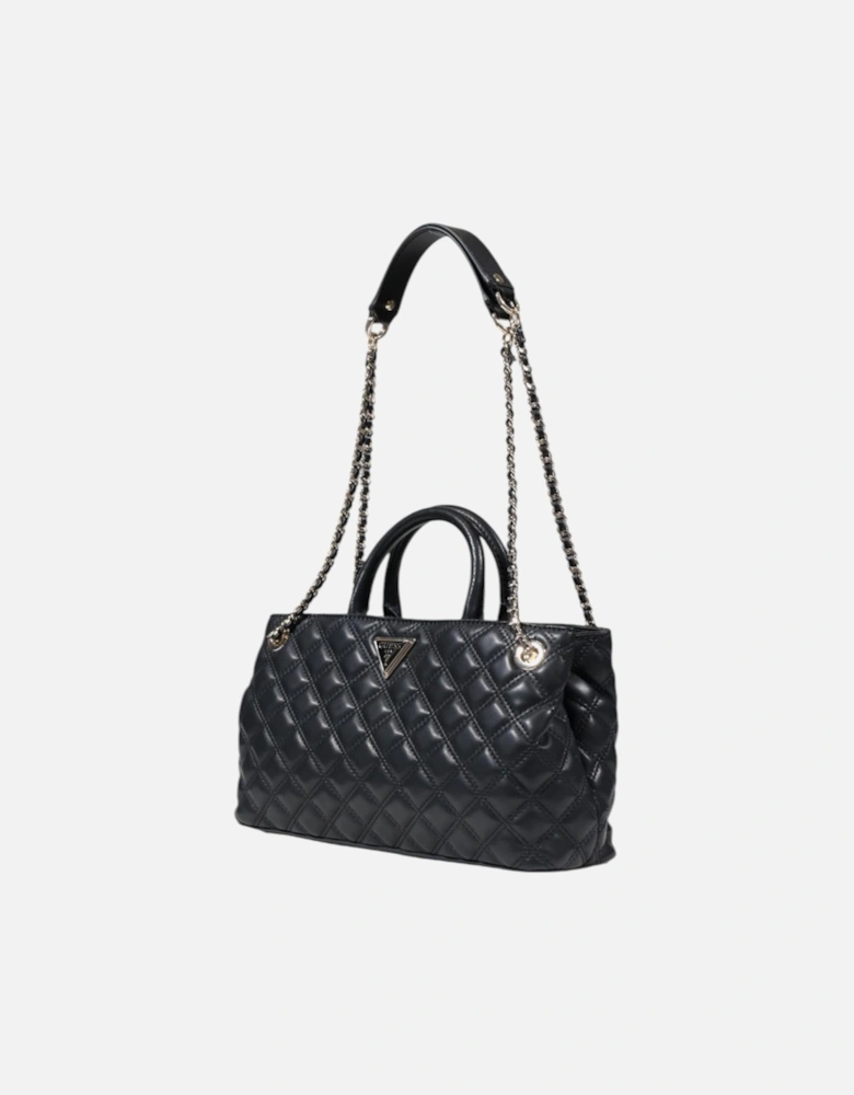 Hellen Quilted Satchel HWVG78 92620 Women - Black Bags