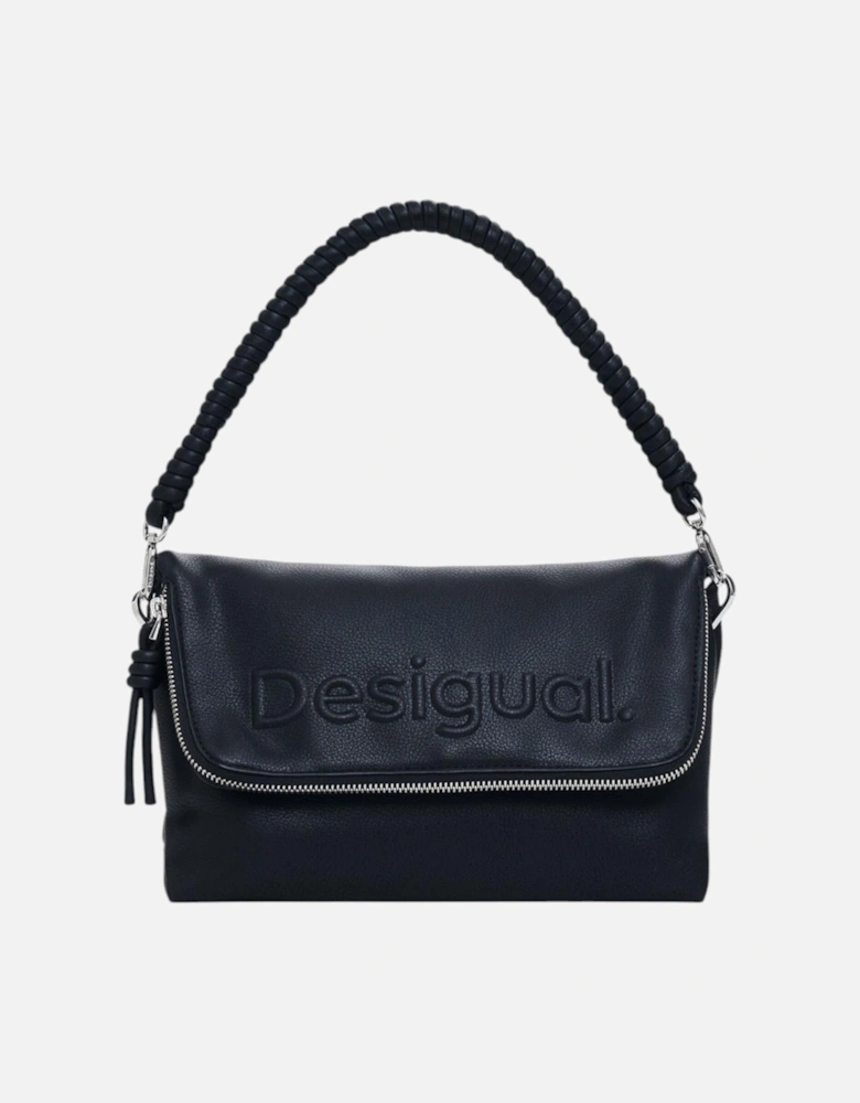 Handbag with Zip and Shoulder Strap Women - Black Bags