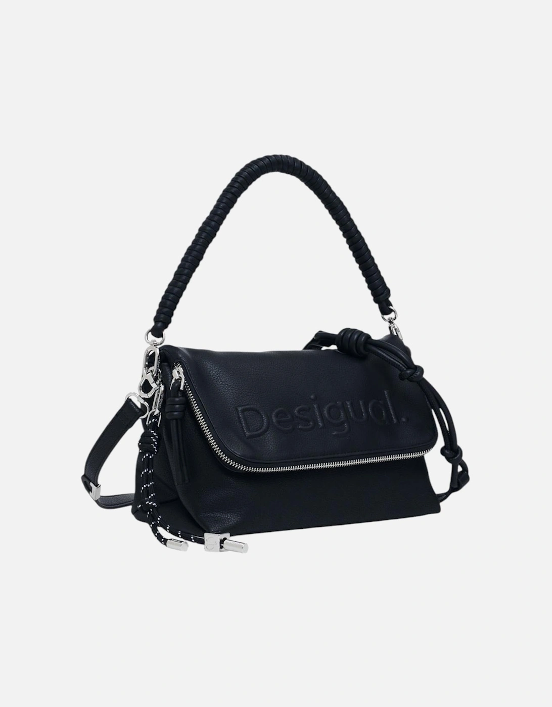 Handbag with Zip and Shoulder Strap Women - Black Bags, 4 of 3