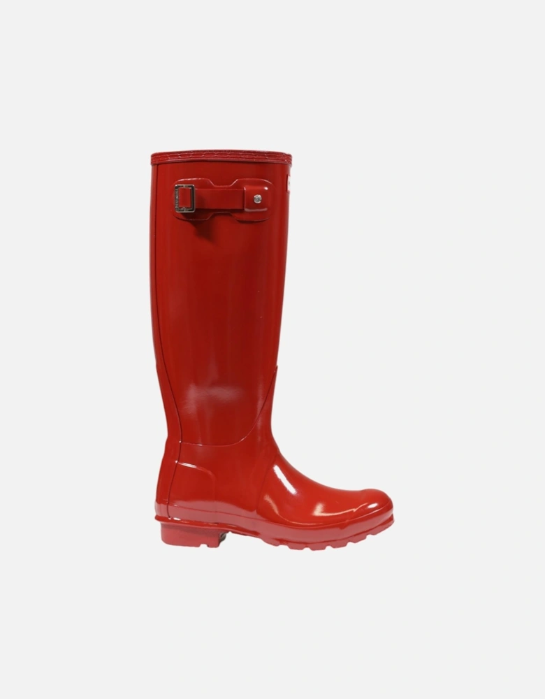 Waterproof Rubber Ankle Boots Women - Red