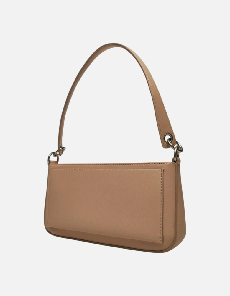 Shoulder Bag with Zip Fastening Women - Beige